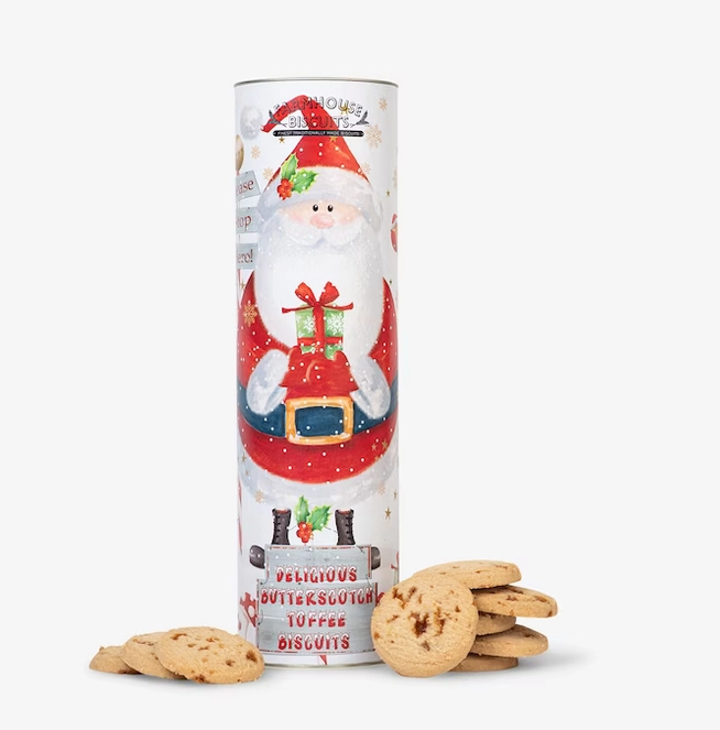 Biscuiti Shortbread Cu Unt Si Caramel Giant Santa Farmhouse 200g